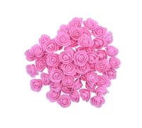 50/100/200pcs 3.5cm Mini Artificiale Rosa Fiore Teste Fai Arte Scrapbook Decor