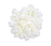 50/100/200pcs 3.5cm Mini Artificiale Rosa Fiore Teste Fai Arte Scrapbook Decor