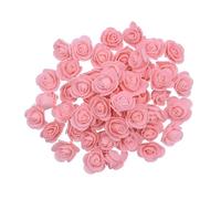 50/100/200pcs 3.5cm Mini Artificiale Rosa Fiore Teste Fai Arte Scrapbook Decor