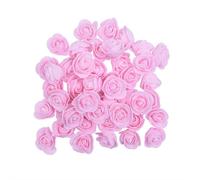50/100/200pcs 3.5cm Mini Artificiale Rosa Fiore Teste Fai Arte Scrapbook Decor
