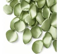 50/100/300/500 pezzi Petali artificiali in seta verde salvia e verde fata, adatti per cesti da damigella d'onore, spargimento lungo il corridoio, centrotavola per cene, coriandoli per feste, addio al 