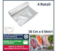 50 100 buste per sottovuoto alimenti sotto vuoto alimentari goffrate