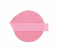50 100 iarde in rotolo da 5/8" 15 mm, elastici pieghevoli in spandex, opachi e non lucidi, fasce per capelli, passamanerie per cucire abiti, rosa rosa, 100 iarde