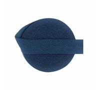 50 100 iarde in rotolo da 5/8" 15 mm, elastici pieghevoli in spandex, opachi, non lucidi, fasce per capelli, rifiniture per cucire abiti, blu navy, 100 iarde