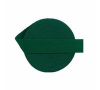 50 100 iarde in rotolo da 5/8" 15 mm, elastico ripiegabile in spandex, opaco, non lucido, fasce per capelli, passamaneria per cucire abiti, verde foresta, 50 iarde