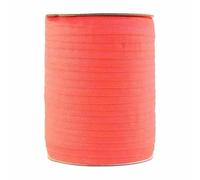 50 100 iarde in rotolo da 5/8" 15 mm, elastico ripiegabile lucido al neon, elastico per capelli, fascia per capelli, fascia per capelli, vestito, fai da te, cucito, finiture - LUCIDO - Arancio