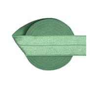 50 100 iarde per rotolo 1" 25 mm solido lucido elastico pieghevole fascia per capelli fascia per capelli vestito cucito Trim-verde salvia-100 iarde