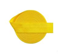 50 100 iarde per rotolo 3/4" 20mm Solido Lucido Elastici Pieghevoli Spandex Satin Fascia Nastro Fascia per Capelli Vestito Cucito Trim-Narciso-100 iarde