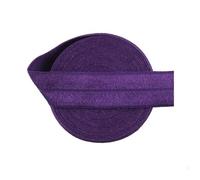 50 100 iarde per rotolo 3/4" 20mm Solido Lucido Elastici Pieghevoli Spandex Satin Fascia per Capelli Vestito Cucito Pizzo Trim-Prugna-100 iarde