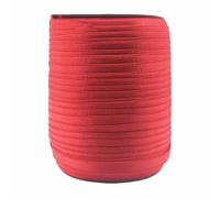 50 100 iarde per rotolo 3/8" 10mm Elastici lucidi per spalline di reggiseno Fasce in nylon e spandex Nastro per spalline Lingerie Abito Cucito Trim-Rosso-15mm-50 iarde