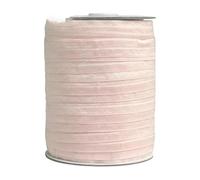 50 100 iarde per rotolo 5/8" 15 mm elastico pieghevole lucido solido nastro fascia in raso spandex fascia per capelli vestito cucito Trim-rosa cipria-50 iarde