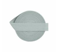 50 100 iarde per rotolo 5/8" 15 mm elastico ripiegabile in spandex, fasce per capelli, rifiniture per cucire abiti, argento chiaro, 100 iarde