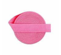 50 100 iarde per rotolo 5/8" 15 mm elastico ripiegabile in spandex, fascia per capelli, passamaneria per cucire abiti, rosa shocking, 100 iarde