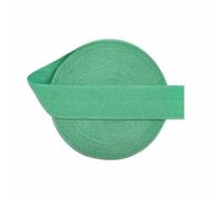 50 100 iarde per rotolo 5/8" 15 mm FOE elastico ripiegabile in spandex, fascia per capelli, passamaneria per cucito, verde salvia, 100 iarde