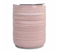 50 100 iarde per rotolo 5/8" 15 mm semplice lucido elastico pieghevole in spandex fascia per capelli fascia per capelli fai da te cucito Trim-Anitique Mauve-100 iarde