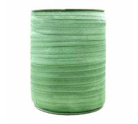 50 100 iarde per rotolo 5/8" 15 mm semplice lucido elastico pieghevole in spandex fascia per capelli fascia per capelli fai da te cucito Trim-verde salvia-50 iarde