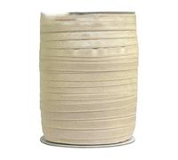 50 100 iarde per rotolo 5/8" 15mm elastico pieghevole lucido solido nastro fascia in raso spandex fascia per capelli vestito cucito Trim-Tan-50 iarde