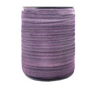 50 100 iarde per rotolo 5/8" 15mm Solido Lucido Elastici Pieghevoli Spandex Satin Fascia Nastro Fascia per Capelli Vestito Cucito Trim-Ametista-100 iarde