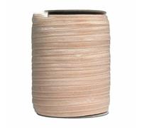 50 100 iarde per rotolo 5/8" 15mm Solido Lucido Pieghevole Fascia Elastica Fascia per Capelli Vestito Fai da Te Cucito Trim-Petalo Pesca-100 iarde