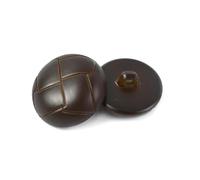 50/100 pezzi 15/18/23/25 mm bottoni in plastica similpelle bottoni rotondi da cucire per giacca cappotto borsa,Caffè,18 mm - 100 pezzi