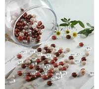 50/100 pezzi 3x6 mm nuove perline di vetro a forma di abaco distanziatori perline sciolte per gioielli fai da te creazione braccialetti collane ciondoli accessori-04 Mix4-50 pezzi