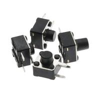 50/100 pezzi 4,5x4,5 mm pannello PCB interruttore momentaneo interruttore giocattolo DIP lato 3 pin 4,5x4,5x3,8/4,5/5/6/7/8/9 mm 4,5 * 4,5 * 3,8 mm 5 mm 6 mm 7 mm(4.5x4.5x7mm,50PCS)