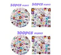 50/100 pezzi di adesivi anime graffiti di Gabby's Dollhouse per chitarra, tazza d'acqua, auto, decorazioni per feste, forniture per feste, palloncini per feste, forniture per festival di Natale, Ognis