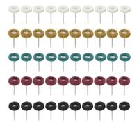 50/100 pezzi di lucidatura, utensile rotante, mini trapano, spazzola abrasiva for accessori Dremel, kit for gioielli e orologi(50pcs)