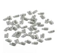 50/100 pezzi di perline cilindriche di dimensioni miste in lega di accessori e parti per gioielli placcati in argento antico, accessori per gioielli fai da te - 7x4,0 mm 50 pezzi