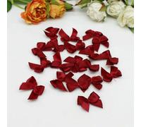 50/100 pezzi Mix noeud ruban fiocchi di nastro di raso 25 mm fiocco a mano nodo piccoli fiocchi per artigianato accessori per decorazioni per feste di Natale-M-25 colori 15-100 pe