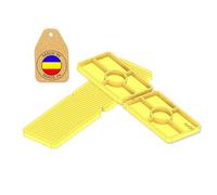 50-100 Spessori in Plastica 30x100 mm Divisibili - Cunei Piastrelle, Distanziatori Piatti per Mobili, Finestre in PVC - Distanziali 1-5 mm Identificazione Rapida