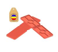 50-100 Spessori in Plastica 30x100 mm Divisibili - Cunei Piastrelle, Distanziatori Piatti per Mobili, Finestre in PVC - Distanziali 1-5 mm Identificazione Rapida