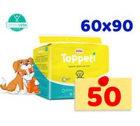 50 / 100 Tappetini Igienici Assorbenti adesivi 60x90 TAPPETI' per CANI CUCCIOLI