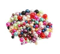 50-1000 pezzi/lotto 3/4/5/6/8/10/12 mm acriliche rotonde ABS perline di perle finte perline distanziatrici sciolte per la creazione di gioielli - multicolore - 4,0 mm x 1000 pezzi