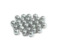 50-1000 pezzi/lotto 3/4/5/6/8/10/12 mm acriliche rotonde ABS perline di perle finte perline distanziatrici sciolte per la creazione di gioielli - grigio - 3,0 m x 1000 pezzi