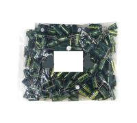 50-1000pcs 10V 16V 25V 35V 50V 400V High Frequency Low Aluminum Capacitor 100UF 220UF 330UF 470UF 680UF 1000UF 2200UF 3300UF NWPNLXEA(400V100UF 100PCS)