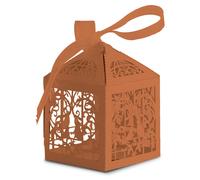 50-100pcs Lusso Festa Matrimonio Favore Scatola Taglio Laser Amore Cuore Dolce