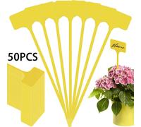 50/100pcs Pianta Etichette a T Plastica Targhette Impermeabile Vivaio Giardino