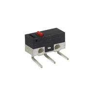 50-10PCS】Limit Switch C NO NC 3 Pins PCB Terminals SPDT 1A 125V Roller Arc lever Snap Action Push Mouse switch(BENT FOOT-1,10PCS)