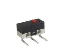 50-10PCS】Limit Switch C NO NC 3 Pins PCB Terminals SPDT 1A 125V Roller Arc lever Snap Action Push Mouse switch(BENT FOOT-2,50PCS)
