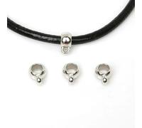 50/150 pz Pendenti E Ciondoli Bail Foro Grande Acrilico Bead Clip di Chiusura Del Pendente Catenacci Ganci Perline Del Distanziatore Per Gioielli FAI DA TE Che Fanno-9x12mm rodio-50 pz