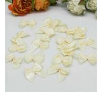 50-200 pezzi 2,5 * 2,5 cm fiocchi di nastro colorati piccole dimensioni fiocco di nastro di raso di poliestere fiore fai da te decorazione artigianale-M-25 colori 7-100 pezzi