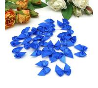 50-200 pezzi 2,5 * 2,5 cm fiocchi di nastro colorati piccole dimensioni fiocco di nastro di raso di poliestere fiore fai da te decorazione artigianale-M-25 colori 19-100 pezzi