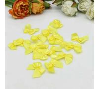 50-200 pezzi 2,5 * 2,5 cm fiocchi di nastro colorati piccole dimensioni fiocco di nastro di raso di poliestere fiore fai da te decorazione artigianale-M-25 colori 8-100 pezzi