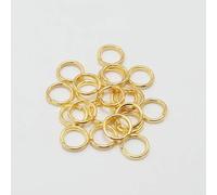50-200 pezzi/lotto 3-20 mm Anelli di congiunzione aperti in oro rosa Anelli divisi Connettori per la creazione di gioielli fai da te Accessori fai da te - Oro - 4,0 mm x 200 pezzi