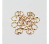 50-200 pezzi/lotto 3-20 mm Anelli di congiunzione aperti in oro rosa Anelli divisi Connettori per la creazione di gioielli fai da te Accessori fai da te - Oro KC - 5 mm x 200 pezzi
