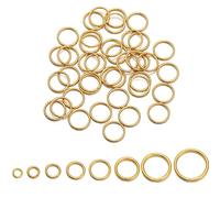 50-200 pz/Lotto 3 4 5 6 8 10mm in Acciaio Inox Oro Argento Anelli di Salto Aperto Split Ring Connettore per Gioielli Fai da Te Che Fanno FornitureDurability