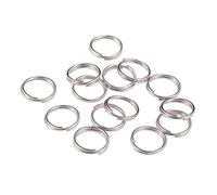 50-200 pz/Lotto 4 6 8 10mm Anelli di Salto Aperti Doppi Anelli Split Gold Split Rings Connettori per Gioielli Fai da Te Che Fanno Artigianato FornitureDurability