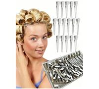 50/30/10 pezzi Fermagli per capelli professionali da donna, Fermagli per capelli in metallo per capelli ricci, Fermagli per sollevare le radici, Strumenti per acconciatura fai-da-te, Fermagli per cape