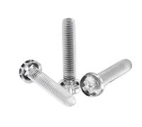 50/30/20/10PCS Bullone in Acrilico Trasparente M2 M2.5 M3 M4 M5 M6 M8 Croce a Testa Tonda PC Trasparente Bulloni Pan Stringere A Mano Vite(10mm,M2-50pcs)